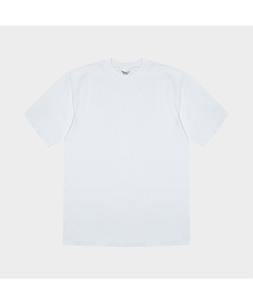 SHAKA WeAR(シャカウェア)の「7.5oz ガーメントダイ 無地 オーバーサイズ 半袖Tシャツ_ホワイト(Tシャツ/カットソー・メンズ・その他・X-LARGE/LARGE/MEDIUM/SMALL)」の3枚目の写真