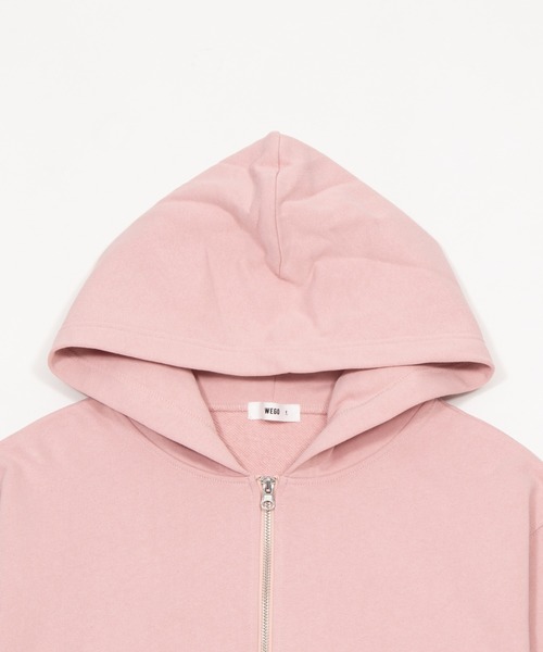 WEGO（ウィゴー）の「WEGO/【26年春新作】ショートZIPパーカー（パーカー・レディース・杢グレー/スミクロ/ピンク/その他1/グレー系その他/その他2・FREE）」の15枚目の写真