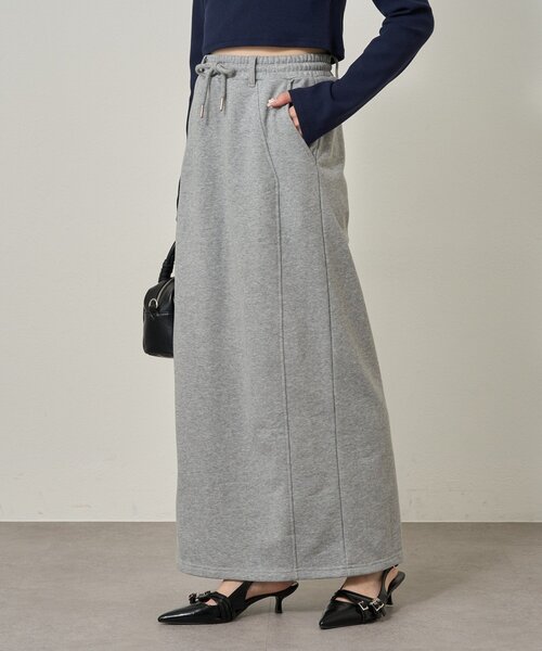 mline（エムライン）の「[mline]スウェットスカート（スカート・レディース・チャコールグレー/グレー・2/1）」の3枚目の写真