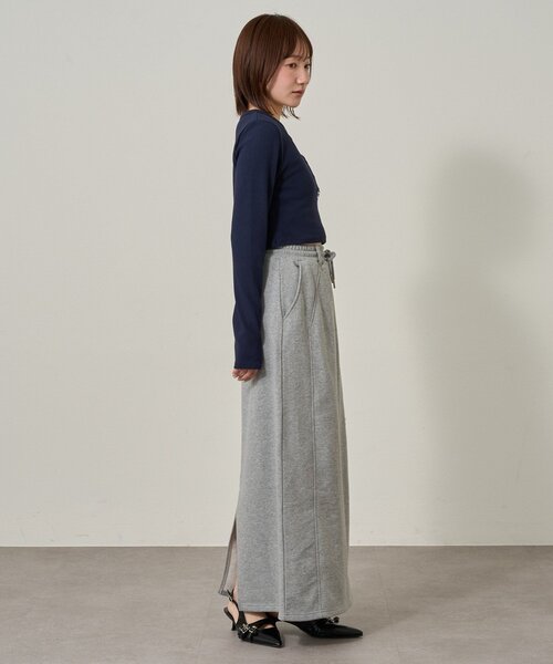 mline（エムライン）の「[mline]スウェットスカート（スカート・レディース・チャコールグレー/グレー・2/1）」の8枚目の写真