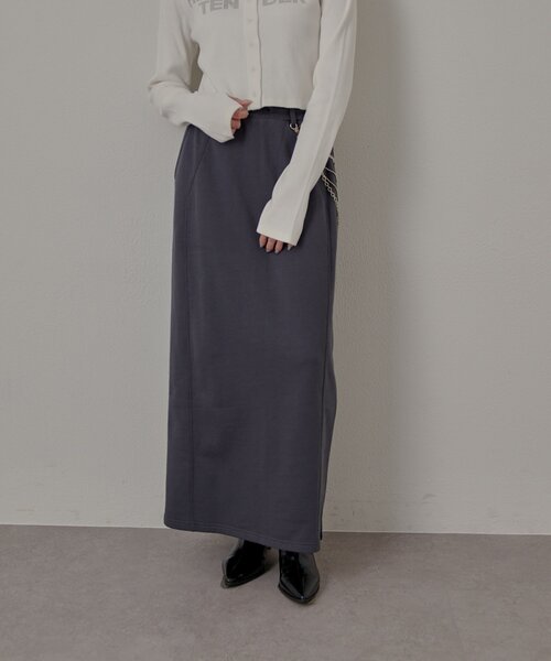 mline（エムライン）の「[mline]スウェットスカート（スカート・レディース・チャコールグレー/グレー・2/1）」の10枚目の写真