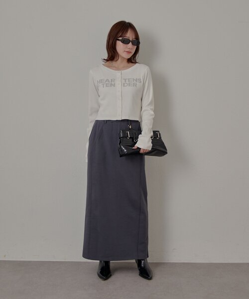 mline（エムライン）の「[mline]スウェットスカート（スカート・レディース・チャコールグレー/グレー・2/1）」の14枚目の写真