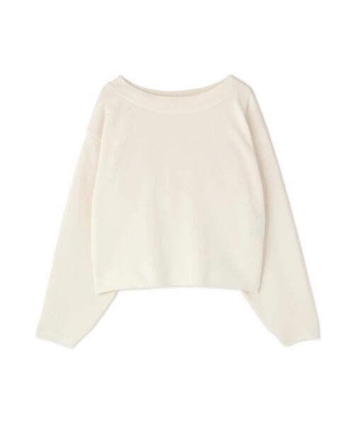 NATURAL BEAUTY BASIC（ナチュラルビューティーベーシック）の「◇スウェットライクフォルムニット（ニット/セーター・レディース・グレー/オフホワイト/ライトグリーン・FREE）」の18枚目の写真
