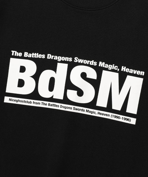 NICE GHOST CLUB(ナイスゴーストクラブ)の「DUNGEONS & DRAGONS SWEATSHIRTS_BLACK(NG2EFUM447A)(スウェット・レディース・ブラック・S/M/L)」の4枚目の写真