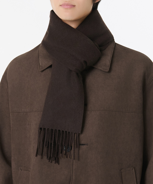 セール】カシミヤ100マフラー[ダークブラウン]（マフラー）｜MUSINSA