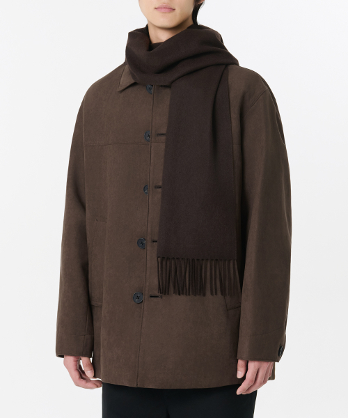 セール】カシミヤ100マフラー[ダークブラウン]（マフラー）｜MUSINSA