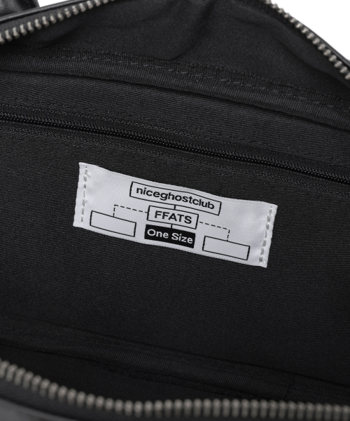 NICE GHOST CLUB（ナイスゴーストクラブ）の「FFATS BAGUETTE BAG_BLACK(NG2EMUAB49A)（トートバッグ・レディース・ブラック・FREE）」の5枚目の写真