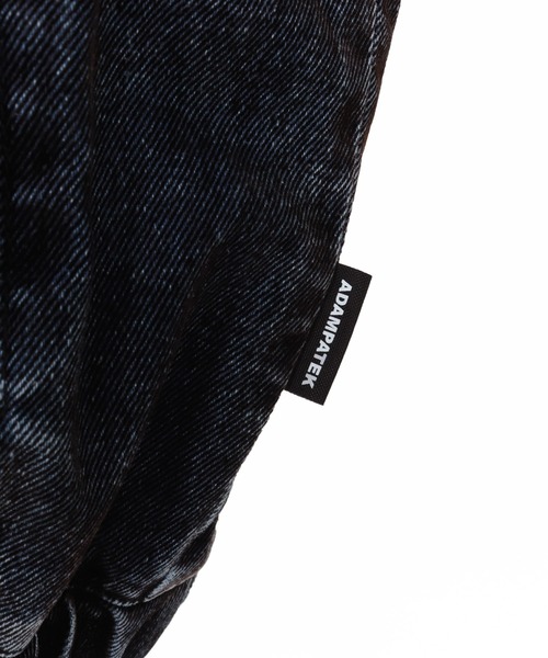 ADAM PATEK(アダムパテック)の「ADAMPATEK/velour dust jacket/フロッキーデニムブラストブルゾン/(AP2523012)(デニムジャケット・レディース・ブラウン/ブラック・1/2)」の21枚目の写真