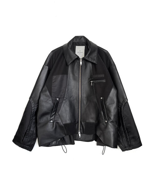 AULA AILA(アウラアイラ)の「AVIREXxAULA AILA(アヴィレックスxアウラアイラ)バルーンヘムブルゾン(ブルゾン・レディース・ブラック/ホワイト・0)」の14枚目の写真