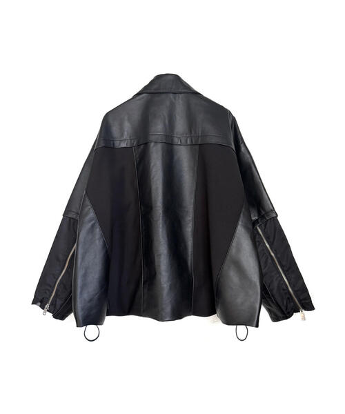 AULA AILA(アウラアイラ)の「AVIREXxAULA AILA(アヴィレックスxアウラアイラ)バルーンヘムブルゾン(ブルゾン・レディース・ブラック/ホワイト・0)」の15枚目の写真