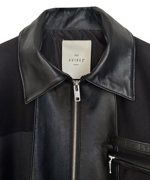 AULA AILA(アウラアイラ)の「AVIREXxAULA AILA(アヴィレックスxアウラアイラ)バルーンヘムブルゾン(ブルゾン・レディース・ブラック/ホワイト・0)」の16枚目の写真