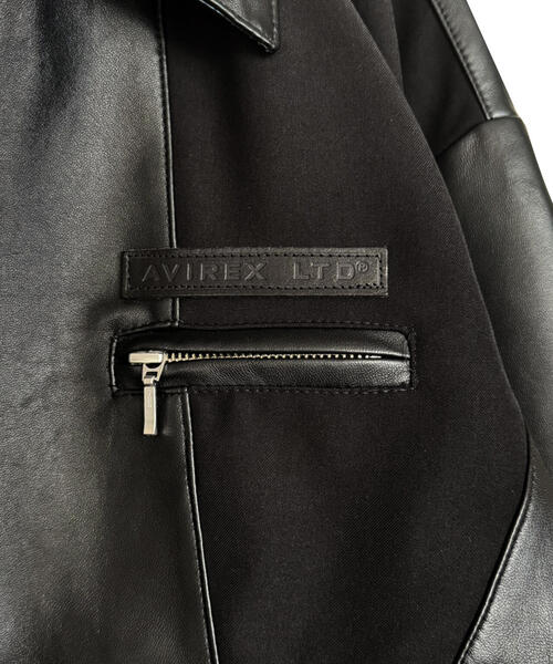 AULA AILA(アウラアイラ)の「AVIREXxAULA AILA(アヴィレックスxアウラアイラ)バルーンヘムブルゾン(ブルゾン・レディース・ブラック/ホワイト・0)」の18枚目の写真