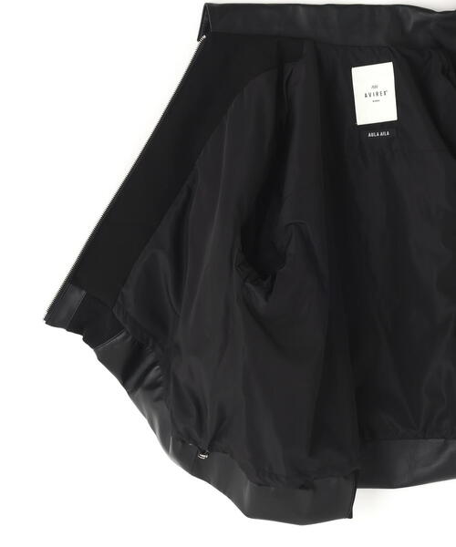 AULA AILA(アウラアイラ)の「AVIREXxAULA AILA(アヴィレックスxアウラアイラ)バルーンヘムブルゾン(ブルゾン・レディース・ブラック/ホワイト・0)」の20枚目の写真