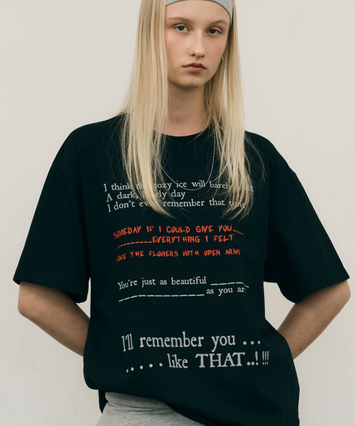 DOFFSEPT(ドフセプト)の「フローラルウィスパーTシャツ(ブラック)(Tシャツ/カットソー・レディース・その他・FREE)」の1枚目の写真