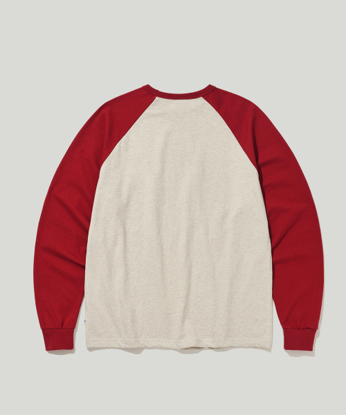 EASTGATE（イーストゲート）の「ヘリテージラグランロングスリーブバーガンディ（Tシャツ/カットソー・レディース・その他・SMALL/MEDIUM/LARGE/X-LARGE）」の2枚目の写真
