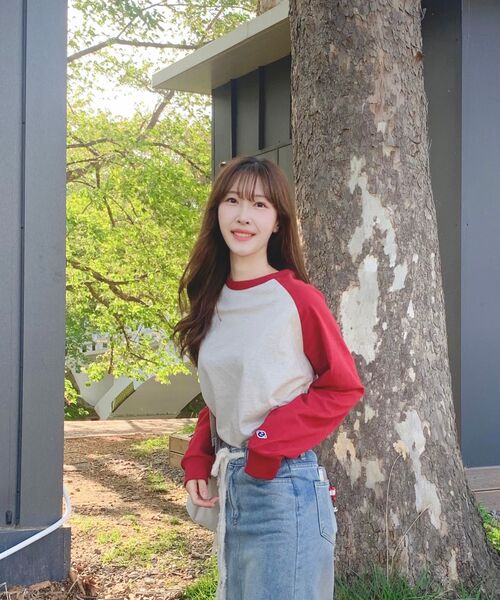 EASTGATE（イーストゲート）の「ヘリテージラグランロングスリーブバーガンディ（Tシャツ/カットソー・レディース・その他・SMALL/MEDIUM/LARGE/X-LARGE）」の11枚目の写真