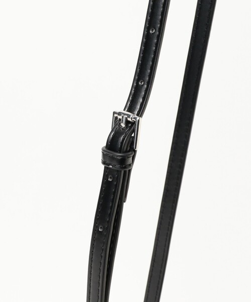 CAROLINA GLASER（カロリナ グレイサー）の「ベロア リボン パール バニティバッグ（ショルダーバッグ・レディース・ブラック・ONE SIZE）」の15枚目の写真