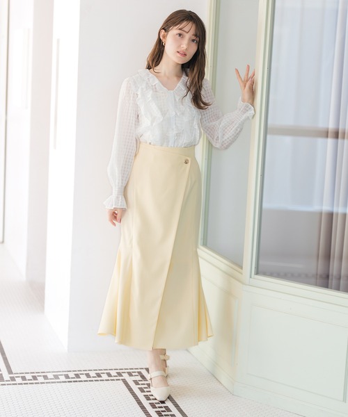 セール】2026春夏新作 ラップ風マーメイドスカート（スカート）｜MISCH