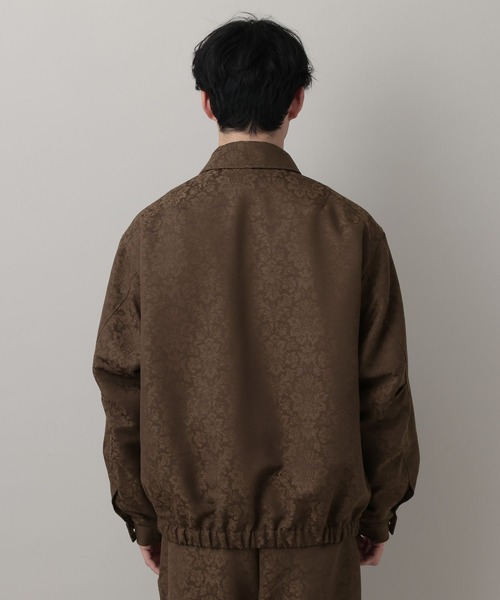 RAGEBLUE（レイジブルー）の「Damascene Jacquard Jacket/ダマスク柄ジャガードブルゾン【セットアップ対応】（ブルゾン・メンズ・その他19/キャメル・MEDIUM/LARGE）」の7枚目の写真