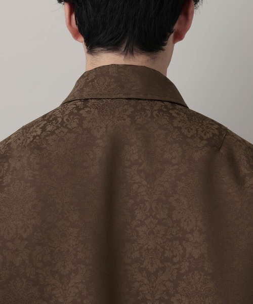 RAGEBLUE（レイジブルー）の「Damascene Jacquard Jacket/ダマスク柄ジャガードブルゾン【セットアップ対応】（ブルゾン・メンズ・その他19/キャメル・MEDIUM/LARGE）」の8枚目の写真