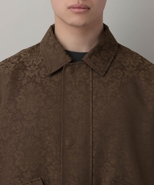 RAGEBLUE（レイジブルー）の「Damascene Jacquard Jacket/ダマスク柄ジャガードブルゾン【セットアップ対応】（ブルゾン・メンズ・その他19/キャメル・MEDIUM/LARGE）」の9枚目の写真