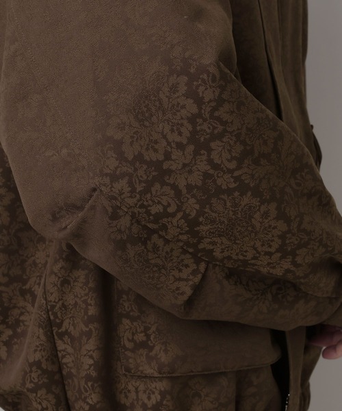 RAGEBLUE（レイジブルー）の「Damascene Jacquard Jacket/ダマスク柄ジャガードブルゾン【セットアップ対応】（ブルゾン・メンズ・その他19/キャメル・MEDIUM/LARGE）」の11枚目の写真