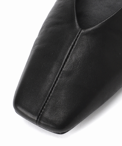 JOURNAL STANDARD relume（ジャーナルスタンダード　レリューム）の「［26SS新作］RELUME スクエアパンプス（パンプス・レディース・ブラック・25cm/24.5cm/24cm/23.5cm/23cm/22.5cm）」の10枚目の写真
