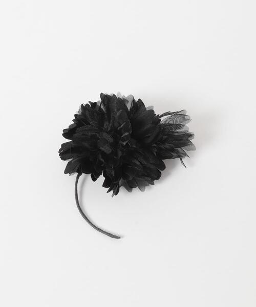 URBAN RESEARCH ROSSO WOMEN（アーバンリサーチ　ロッソ）の「『WEB限定』フラワーコサージュ（ブローチ/コサージュ・レディース・ブラック・-）」の4枚目の写真