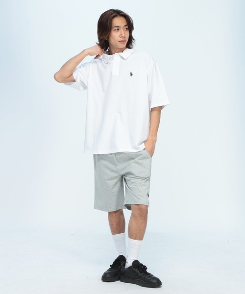 U.S. POLO ASSN.(ユーエスポロアッスン)の「U.S. POLO ASSN. (ユーエスポロアッスン) 半袖ポロシャツ ワンポイント ポロ オーバーサイズ PLM61101(ポロシャツ・メンズ・ブラック/ホワイト/ネイビー・M/L/LL)」の4枚目の写真