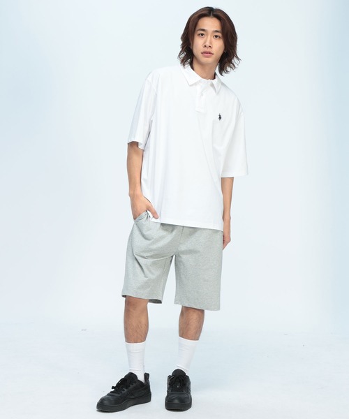 U.S. POLO ASSN.(ユーエスポロアッスン)の「U.S. POLO ASSN. (ユーエスポロアッスン) 半袖ポロシャツ ワンポイント ポロ オーバーサイズ PLM61101(ポロシャツ・メンズ・ブラック/ホワイト/ネイビー・M/L/LL)」の5枚目の写真