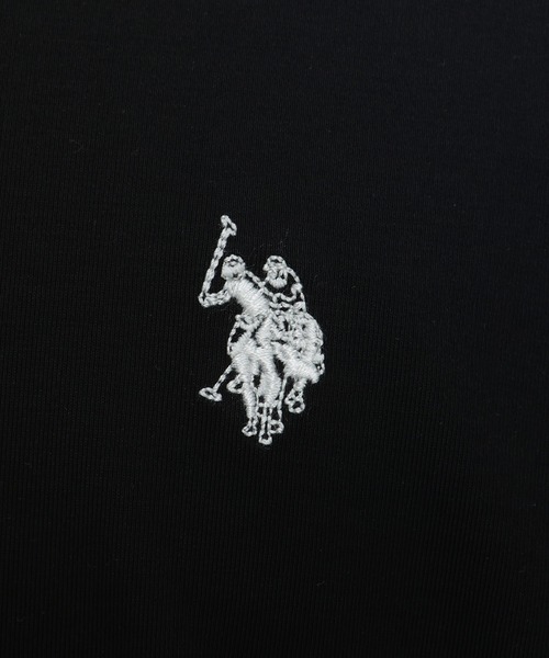 U.S. POLO ASSN.(ユーエスポロアッスン)の「U.S. POLO ASSN. (ユーエスポロアッスン) 半袖ポロシャツ ワンポイント ポロ オーバーサイズ PLM61101(ポロシャツ・メンズ・ブラック/ホワイト/ネイビー・M/L/LL)」の12枚目の写真