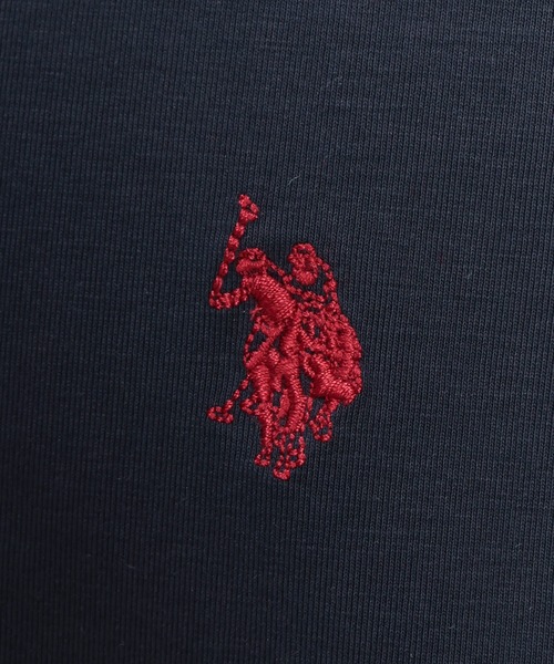 U.S. POLO ASSN.(ユーエスポロアッスン)の「U.S. POLO ASSN. (ユーエスポロアッスン) 半袖ポロシャツ ワンポイント ポロ オーバーサイズ PLM61101(ポロシャツ・メンズ・ブラック/ホワイト/ネイビー・M/L/LL)」の13枚目の写真