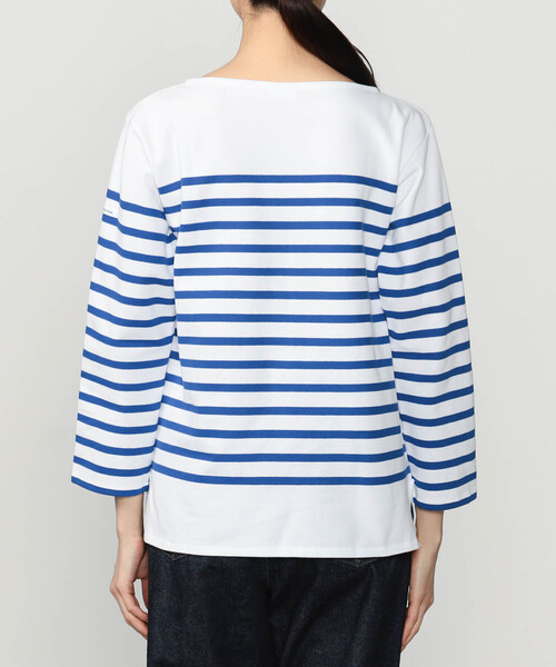 ORCIVAL（オーシバル）の「ORCIVAL | ラッセル ボートネック フレンチセーラーTシャツ WOMEN（Tシャツ/カットソー・レディース・グレー系その他/ブルー系その他・3/2/1）」の18枚目の写真
