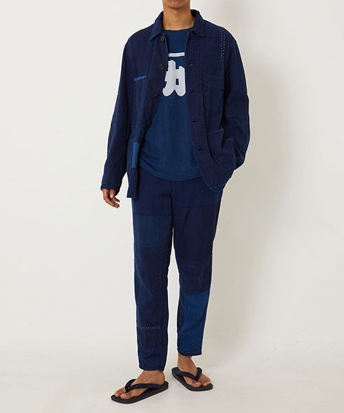 BLUE BLUE JAPAN(ブルーブルージャパン)の「カセゾメサシコ ネンリン ノラパンツ(その他パンツ・メンズ・インディゴブルー・S/M/L/XL)」の9枚目の写真