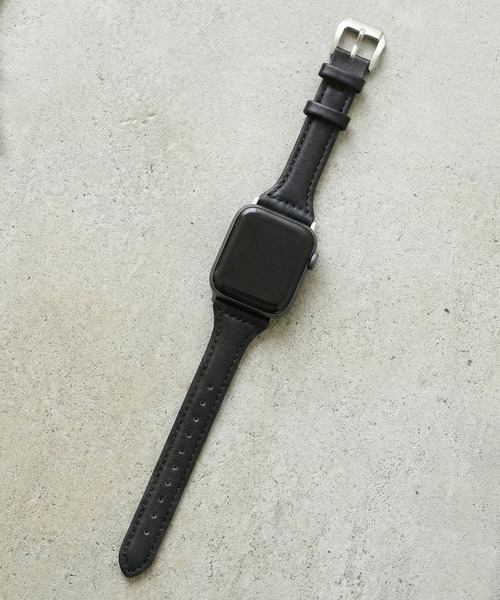 styiro(スタイロ)の「Apple Watch Band ニュアンスカラー スリムパフレザー(デジタル腕時計・レディース・ブラウン/グリーン/ブラック/ブルー/ラベンダー/ベージュ・42mm/38mm)」の19枚目の写真