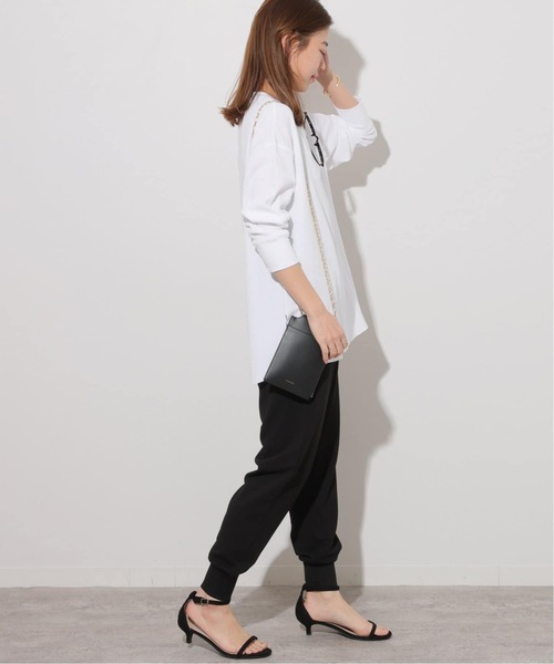 JOURNAL STANDARD relume（ジャーナルスタンダード　レリューム）の「《追加2》TCワッフルオーバーサイズロングスリーブTシャツ（Tシャツ/カットソー・レディース・ブラック/ホワイト/ストーン/チョコ・FREE）」の17枚目の写真