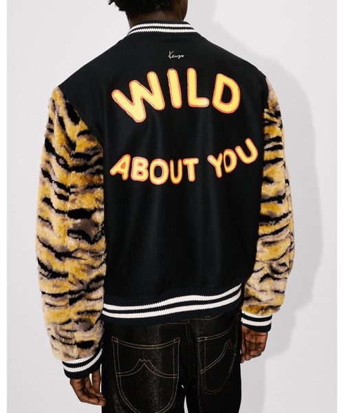 KENZO Tiger' バーシティ ジャケット イン バージン ウール（ブルゾン