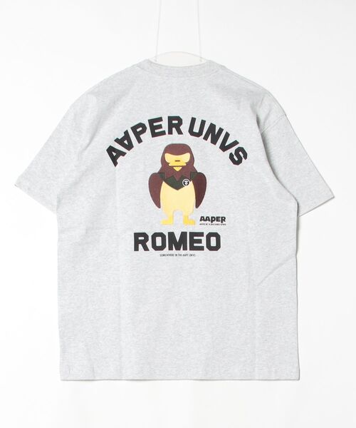 AAPE BY A BATHING APE（エーエイプバイアベイシングエイプ）の「AAPER "ALDO & ROMEO" TEE（Tシャツ/カットソー・メンズ・オフホワイト・MEDIUM/LARGE/SMALL/X-LARGE）」の6枚目の写真