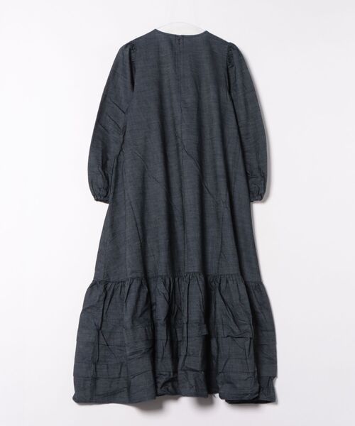 PICCIN(ピッチン)の「デニム裾ティアードワンピース(ワンピース・レディース・ライトブルー/ブルー・M)」の22枚目の写真