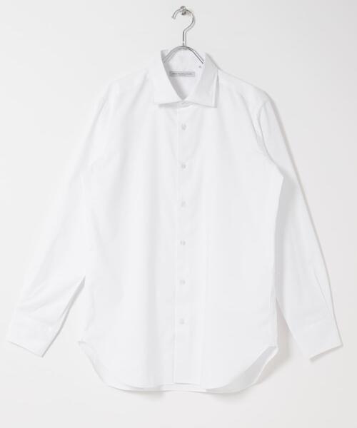 URBAN RESEARCH DOORS（アーバンリサーチドアーズ）の「LIFE STYLE TAILOR　セミワイドオックス無地シャツ（シャツ/ブラウス・メンズ・ホワイト・39/37/43/41）」の2枚目の写真