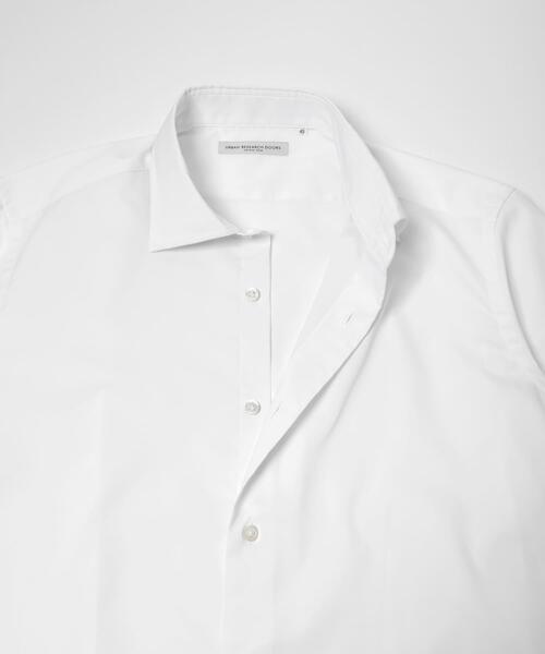 URBAN RESEARCH DOORS（アーバンリサーチドアーズ）の「LIFE STYLE TAILOR　セミワイドオックス無地シャツ（シャツ/ブラウス・メンズ・ホワイト・39/37/43/41）」の3枚目の写真
