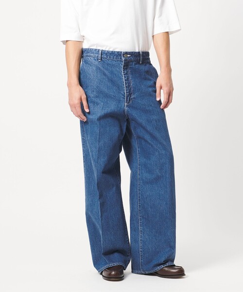 LOEFF(ロエフ)の「<LOEFF>13OZ ブリーチ デニム MENS(デニムパンツ・メンズ・コバルトブルー・2/0/1)」の1枚目の写真
