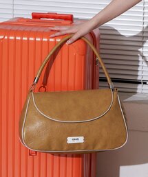 GRAIN | 【GRAIN/グレイン】ヴィンテージシンプル配色フラップバッグ(トートバッグ)