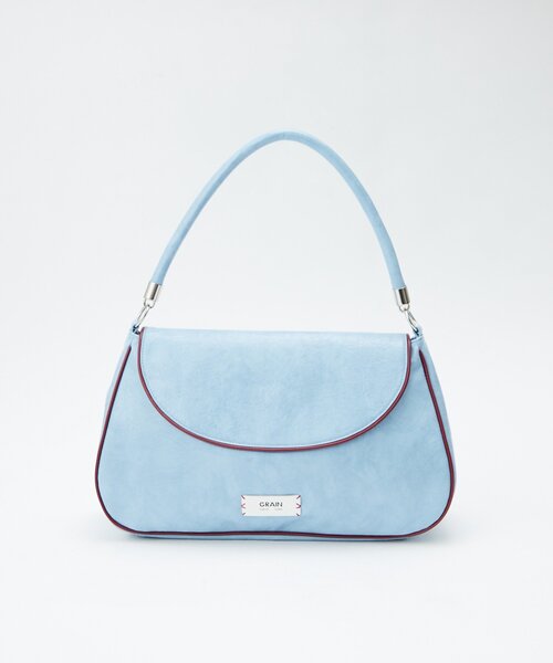 GRAIN（グレイン）の「【GRAIN/グレイン】ヴィンテージシンプル配色フラップバッグ（トートバッグ・レディース・イエロー/ブラウン/ブルー・FREE）」の9枚目の写真