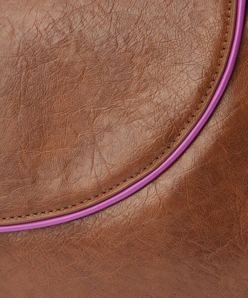 GRAIN（グレイン）の「【GRAIN/グレイン】ヴィンテージシンプル配色フラップバッグ（トートバッグ・レディース・イエロー/ブラウン/ブルー・FREE）」の16枚目の写真