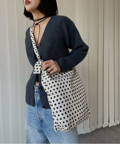 AMAIL（アマイル）の「Ribbed Cardigan（カーディガン/ボレロ・レディース・ピンク/ダークグレー・FREE）」の13枚目の写真