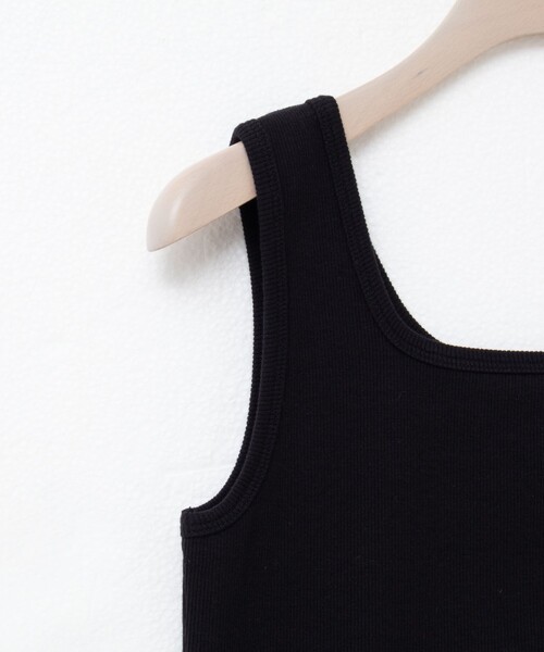 NOLLEY’S Sophi（ノーリーズソフィ）の「2WAYベアテレコタンクトプ（タンクトップ・レディース・ホワイト/ブラック/グレイッシュベージュ・FREE）」の15枚目の写真