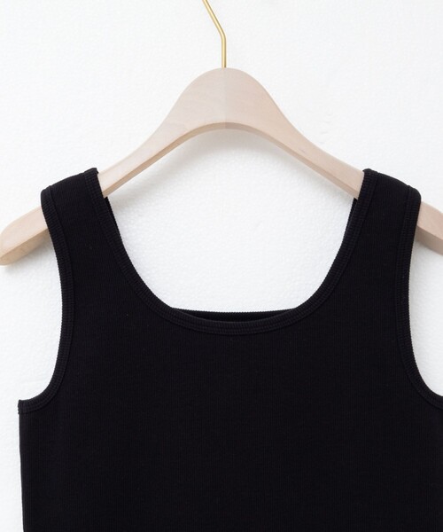 NOLLEY’S Sophi（ノーリーズソフィ）の「2WAYベアテレコタンクトプ（タンクトップ・レディース・ホワイト/ブラック/グレイッシュベージュ・FREE）」の18枚目の写真