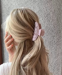 Vini（ヴィニ）の「マーブル ラインストーン ヘアクリップ / バンスクリップ（バレッタ/ヘアクリップ）」