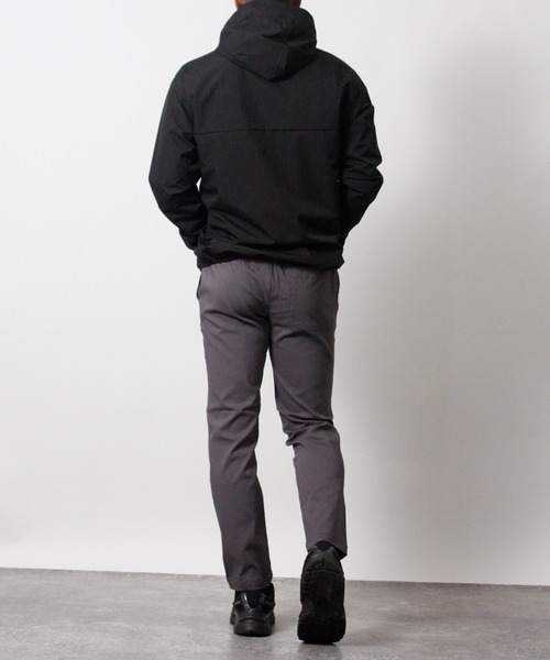 NYLAUS(ナイラス)の「【Nylaus】撥水/防風/防花粉/ストレッチ 裏メッシュジップパーカー マウンテンパーカー フルジップパーカー(パーカー・メンズ・杢グレー/カーキ/ブラック×グレー/ブラック×カーキ/ブラック・L/M)」の13枚目の写真